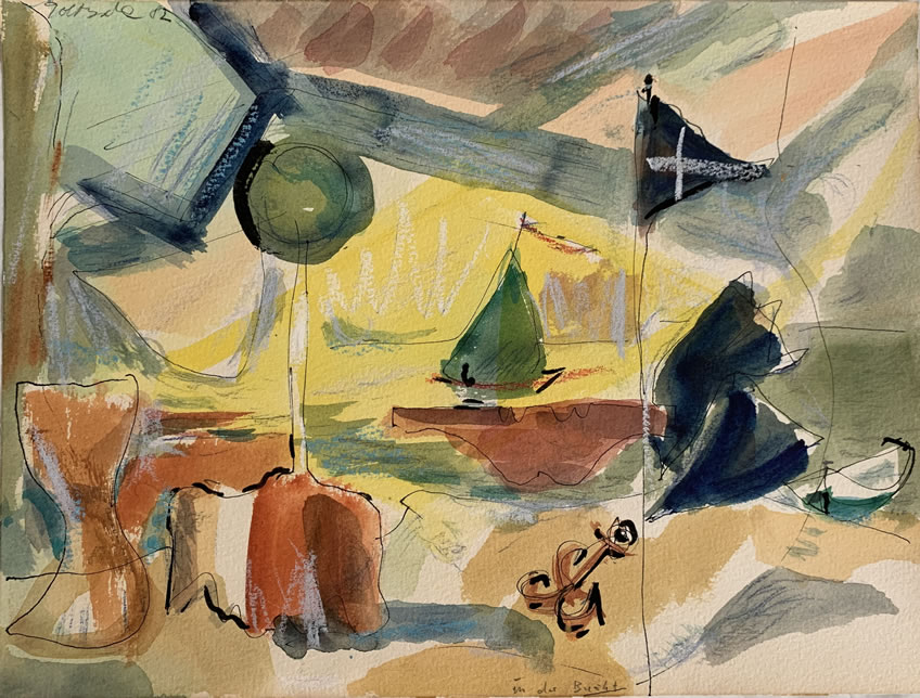 Dieter Goltzsche An der Bucht, 1982