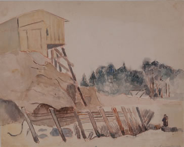 1 Otto Niemeyer-Holstein Seeblick, 1935, Aquarell